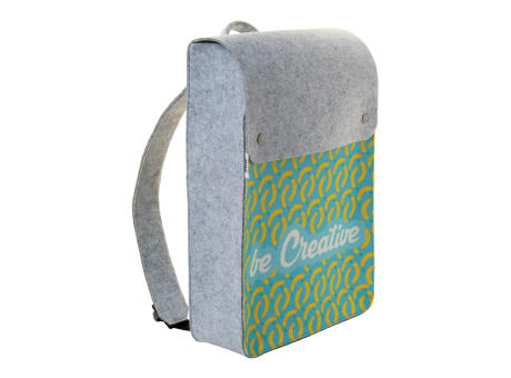 Product image individueller RPET Rucksack CreaFelt Back II Werbeartikel