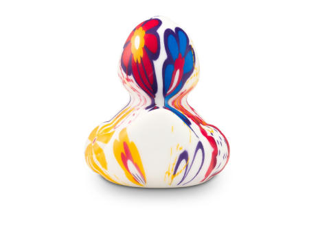 Werbeente Bea Blütenkleid, ca. 8 cm Werbeartikel