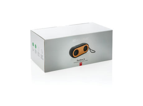 Bamboo X doppelter Lautsprecher Werbeartikel