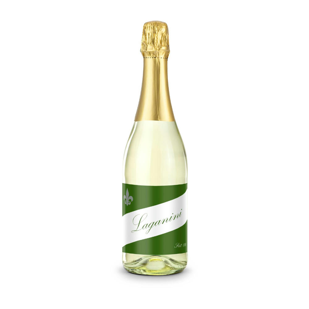 Product image Sekt Cuvée - Flasche klar - Kapselfarbe Gold, 0,75 l Werbeartikel