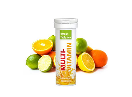 10er Brausetabletten - Multivitamin - Body Label Werbeartikel
