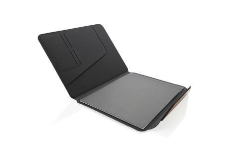 Teri AWARE™ A4 Portfolio aus RPET und Walnuss bedrucken