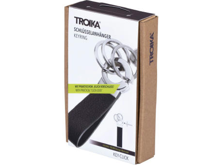 TROIKA Schlüsselanhänger KEY-CLICK Werbeartikel