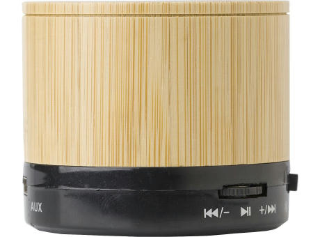 Wireless-Lautsprecher aus Bambus Rosalinda Werbeartikel