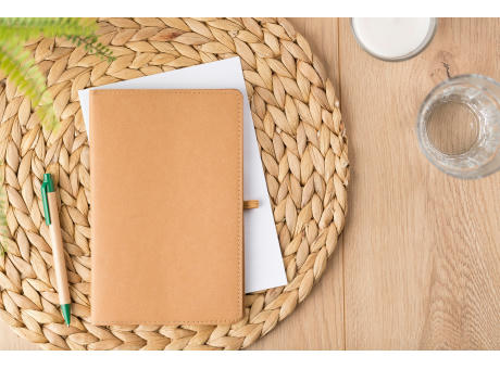 Notizbuch aus gewaschenem Kraftpapier Johanna Werbeartikel