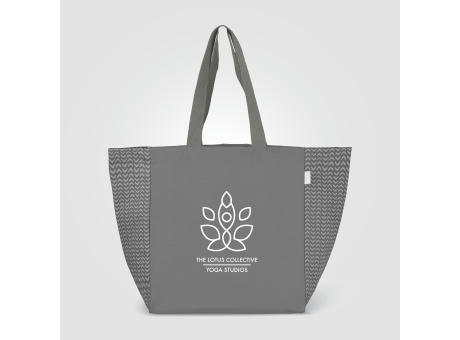 Toronto Chevron Tragetasche aus recycelter Baumwolle - 225 g/m² Werbeartikel