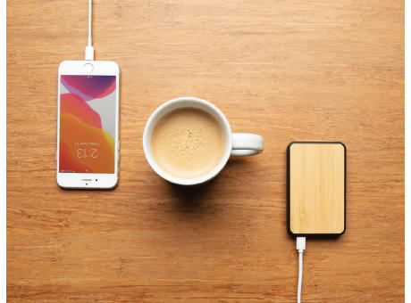 5.000mAh Powerbank aus RCS recyceltem Kunststoff Werbeartikel