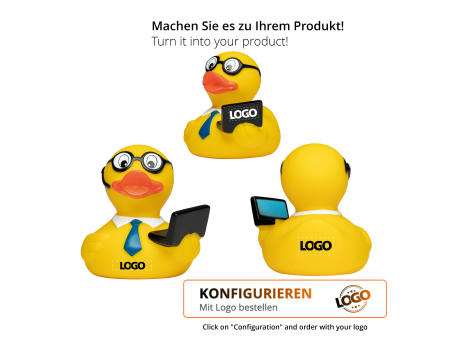 Quietsche-Ente Laptop Werbeartikel