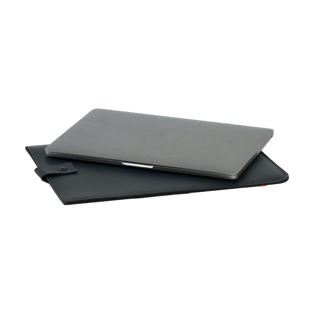 Recycled Leather Laptop Sleeve 14" Werbeartikel