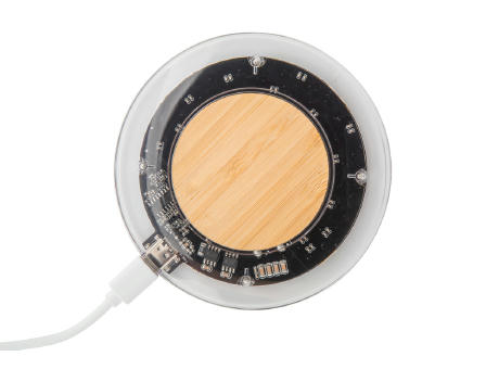 transparenter Wireless-Charger SeeCharge Werbeartikel