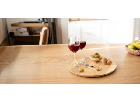 Kellnermesser mit Bambusverkleidung Lenny Werbeartikel