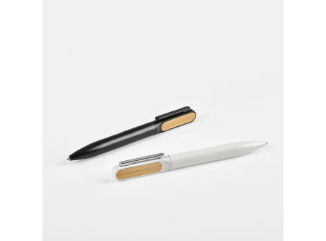 Plato Kugelschreiber recy. Aluminium Blau Mine bedrucken