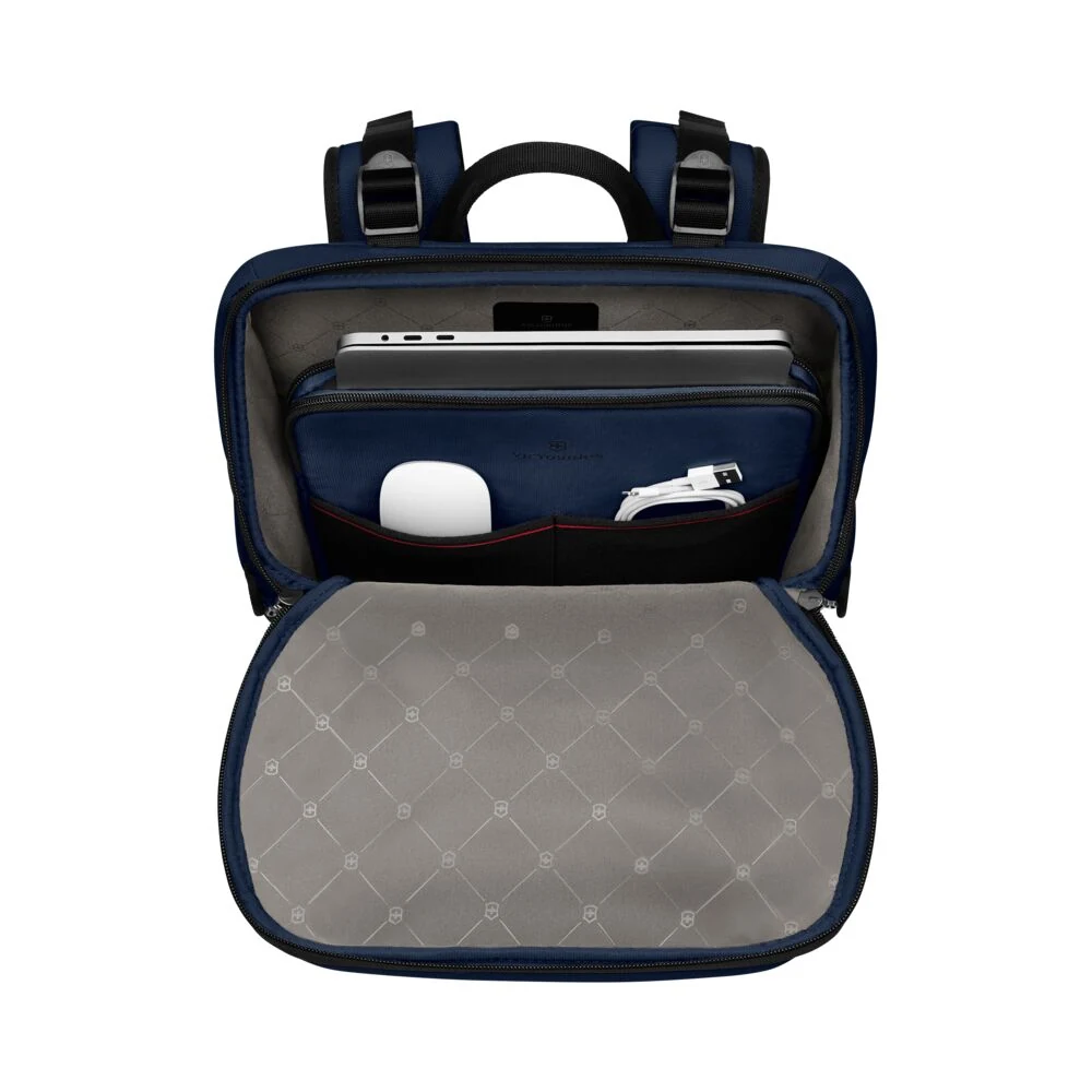 Victorinox Altmont Modern Commuter Backpack Navy mit Laptop im Hauptfach – Werbegeschenk für Pendler