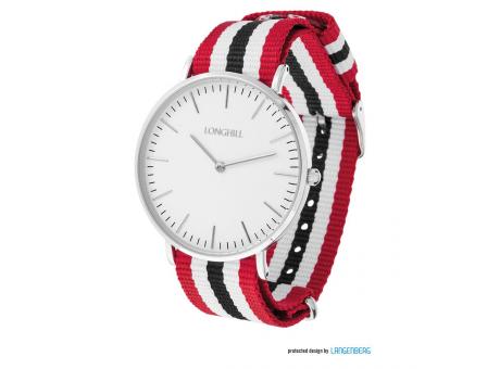 Metalluhr TEXSTYLE FLAT Werbeartikel