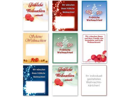 Nikolausstiefel Nuts mit Grußkarte Werbeartikel