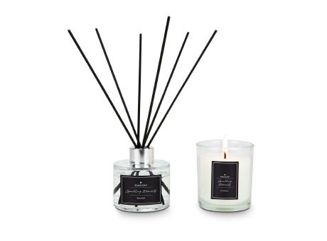 ROMOSCENT® Aroma-Set Sparkling Moments, Raumduft & Aromakerze Werbeartikel