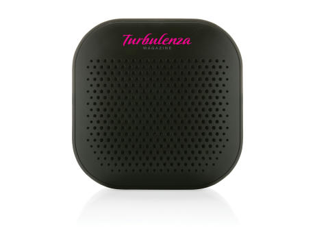 Soundbox 3W Lautsprecher aus RCS recyceltem Kunststoff Werbeartikel