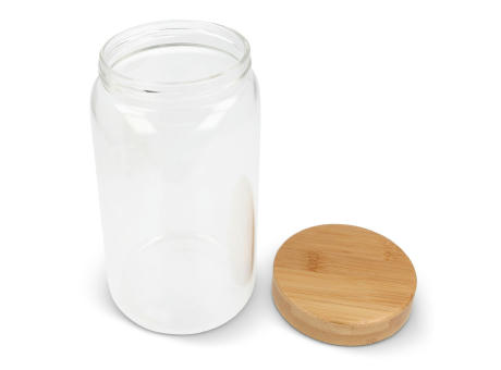 Kanister Glas &amp; Bambus 1200ml Werbeartikel