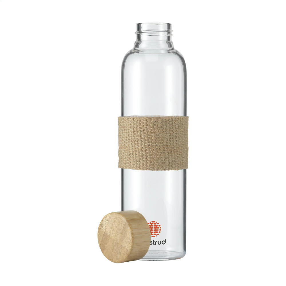 Senga Glass Bamboo 500 ml Trinkflasche Werbeartikel