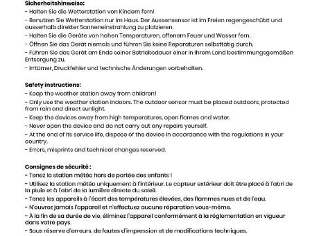 SUNNY Wetterstation Werbeartikel