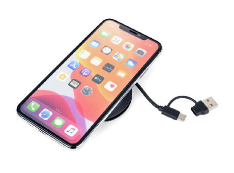 TROIKA Induktives Ladegerät KABELTROMMEL Werbeartikel