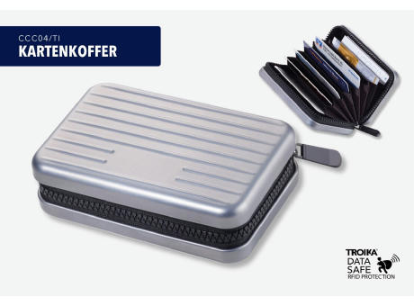 TROIKA Kreditkartenetui KARTENKOFFER Werbeartikel