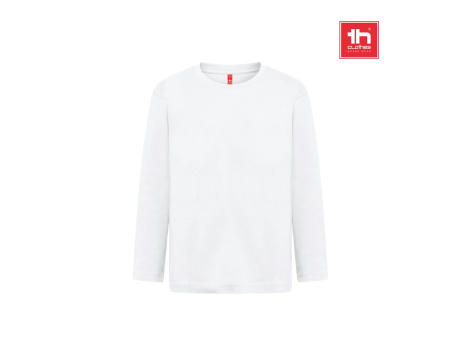 THC BUCHAREST KIDS WH. Langarmshirt Werbeartikel