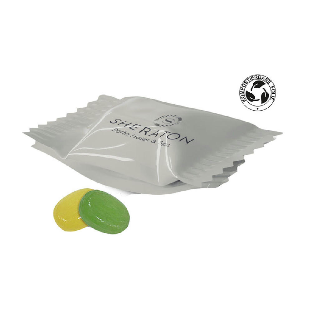 Product image Minibonbons im Tütchen - kompostierbare Folie Werbeartikel
