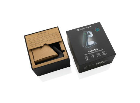 Urban Vitamin Fairfield 3-in-1 Charger aus RCS rPlastik Werbeartikel