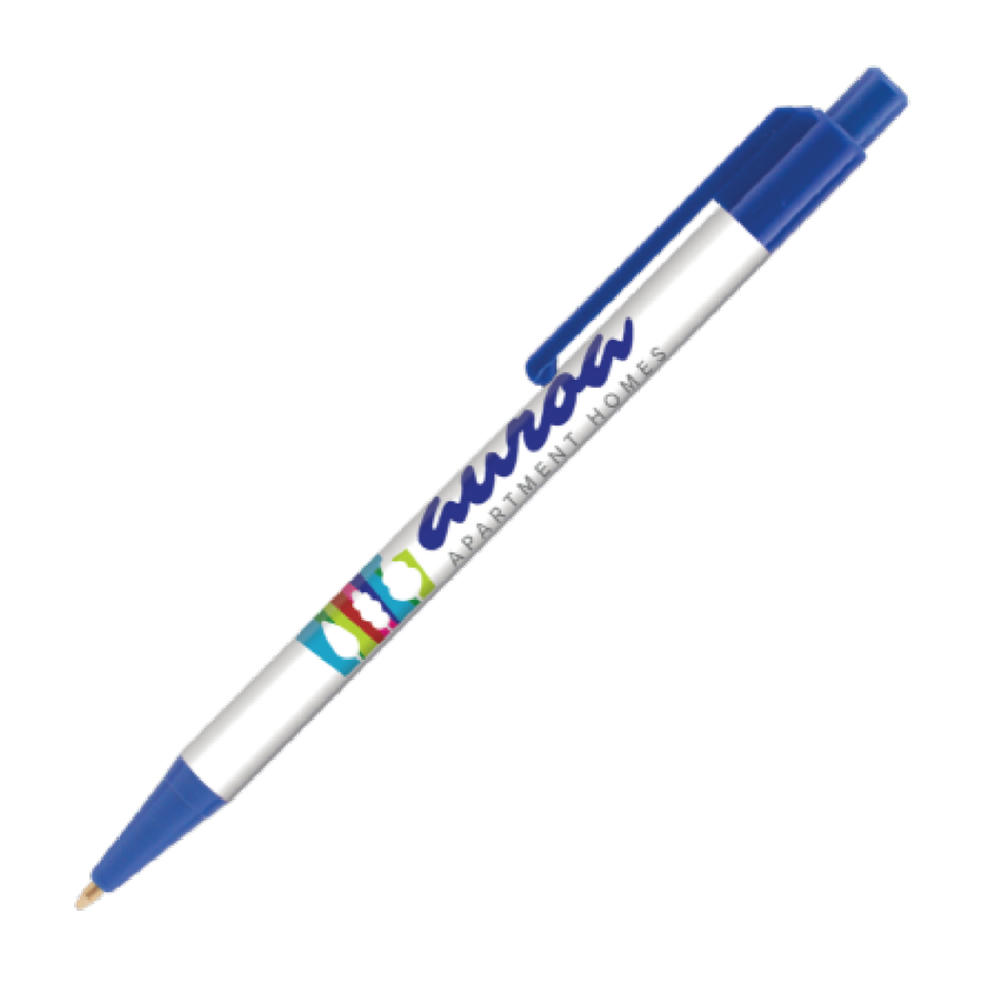 Product image BATAM Kugelschreiber mit farbigen Akzenten und 4c-Druck all-over Werbeartikel