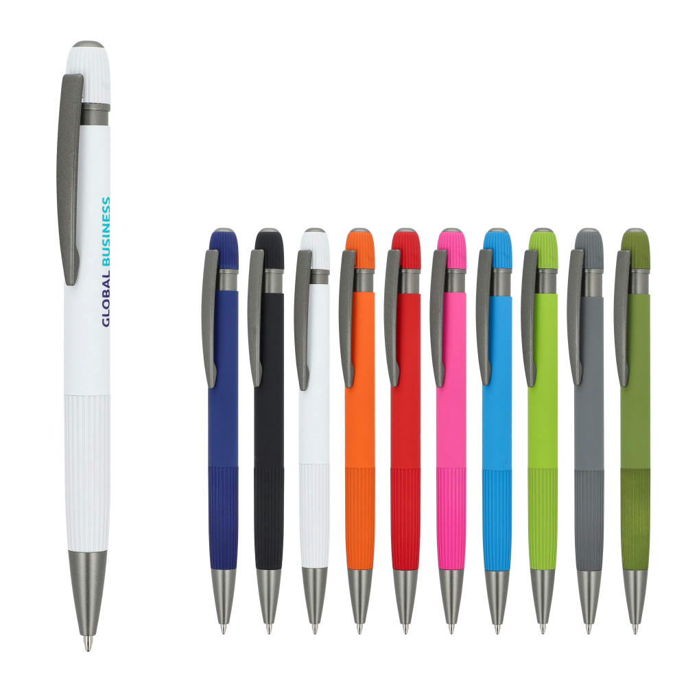 Product image Aluminium-Kugelschreiber Toulouse Softtouch Werbeartikel