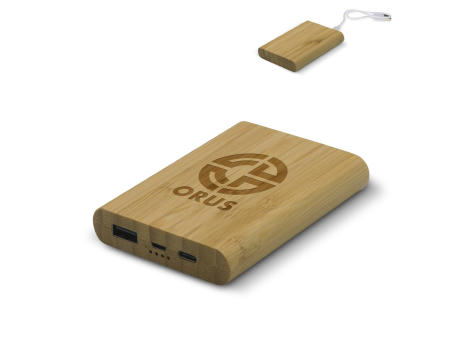  Powerbank Bambus 5000mAh bedrucken