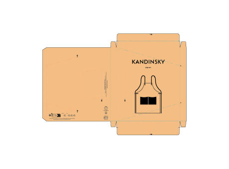 Kandinsky Schürze recy. Baumwolle 280 gsm Werbeartikel