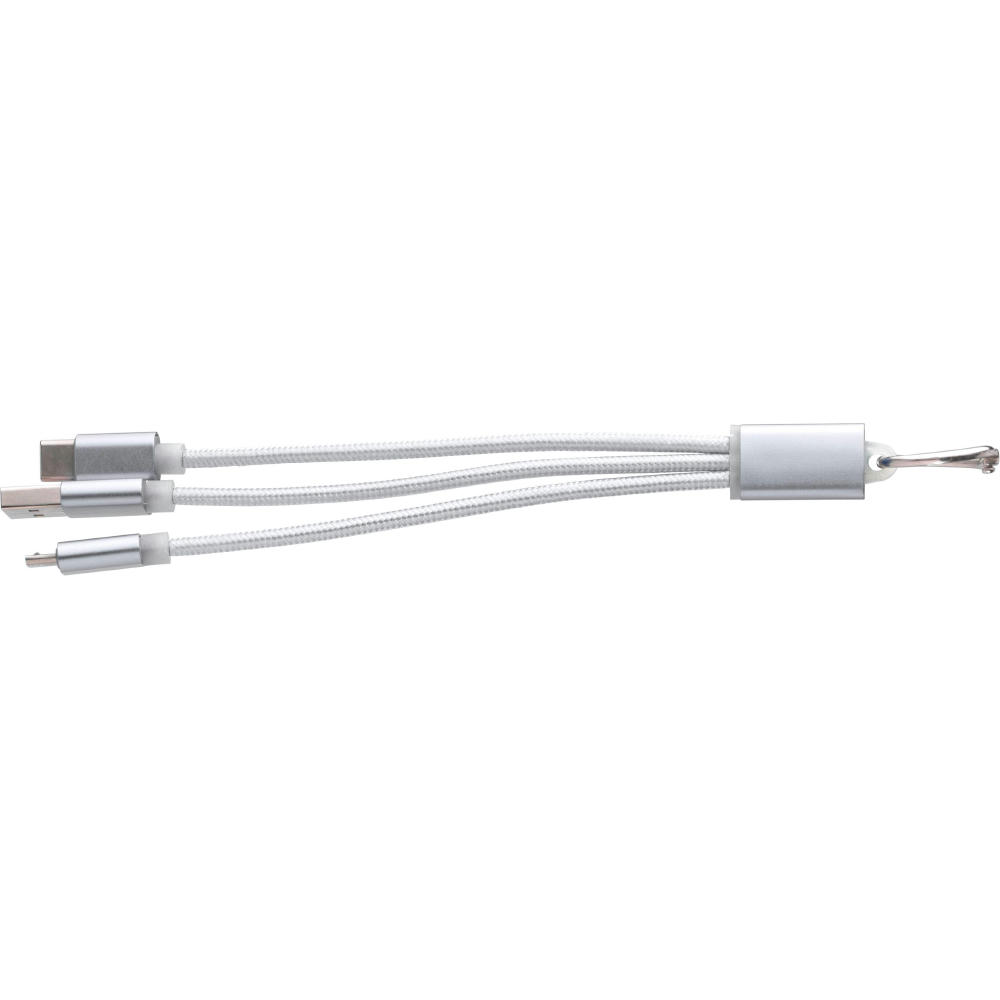 Product image USB-Aufladekabel aus Aluminium Alvin Werbeartikel