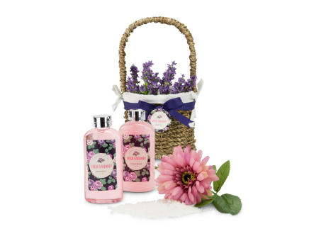 Wellness-Geschenkset: Lavendelkörbchen Werbeartikel
