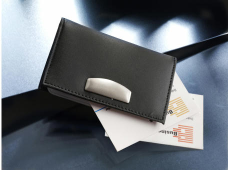 Kreditkartenmappe aus Kunstleder Bethany Werbeartikel