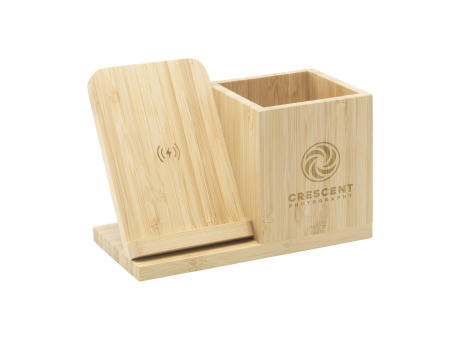 Bamboo Boss 15W Ladestation/Stifthalter bedrucken