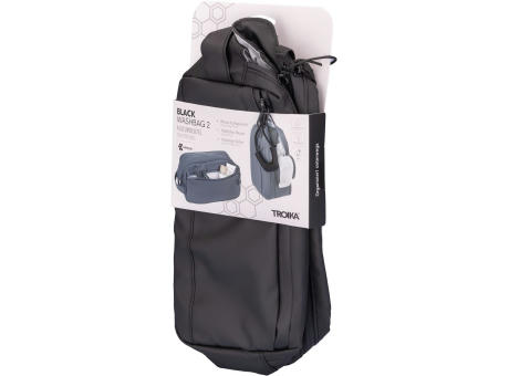 TROIKA Kulturbeutel TROIKA BLACK WASHBAG 2 Werbeartikel