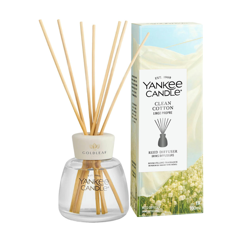 Product image Yankee Candle Clean Cotton Reed Diffuser 100 ml Duftstäbchen Werbeartikel