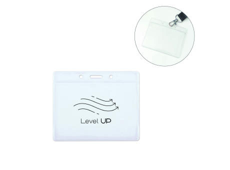 Ausweishalter quer bedrucken