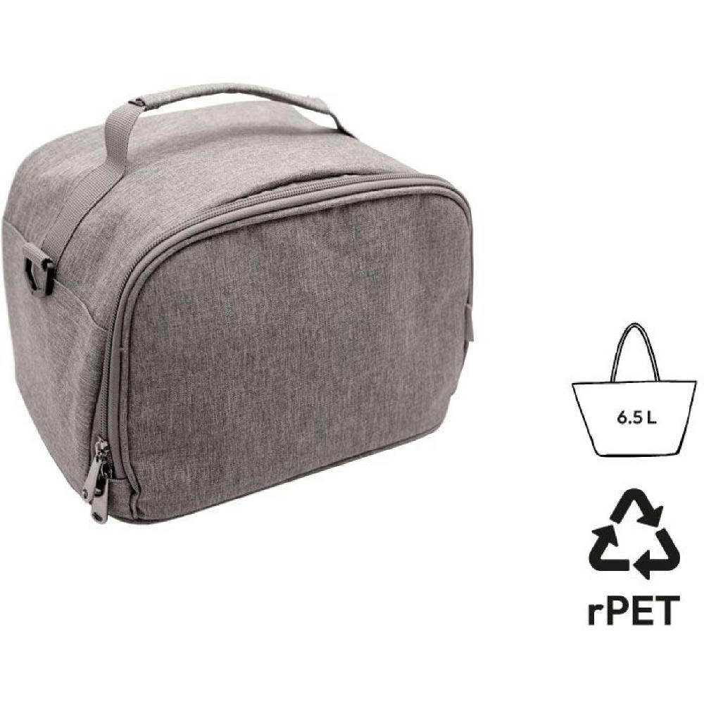 Product image Isothermer lunch bag 'Nara', aus RPET, grau meliert Werbeartikel