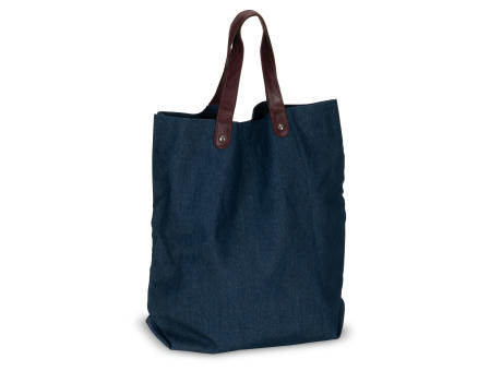 Product image Einkaufstasche canvas Denim 310g/m² 42x13x43cm bedrucken