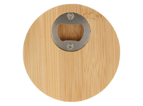 Untersetzer und Flaschenöffner aus Bambus bedrucken