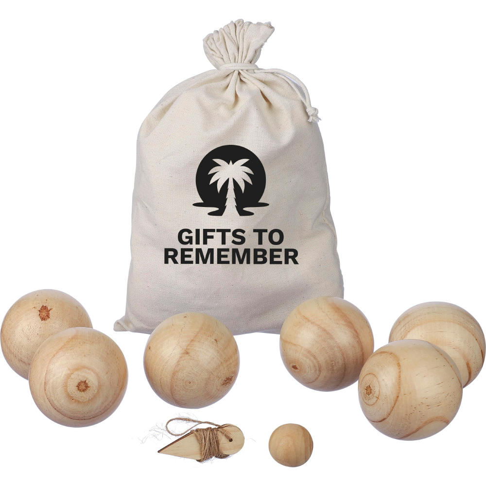 Product image Holzkugelspiel-Set Quillian Werbeartikel