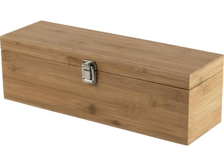 Weinset und Geschenkbox aus Bambus Gareth Werbeartikel