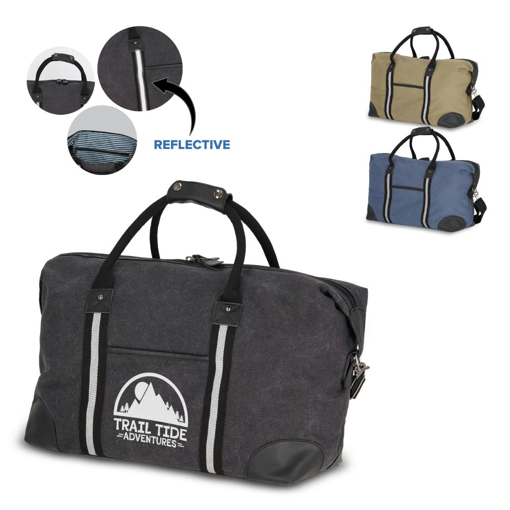 Product image Weekender-Tasche aus recyceltem Baumwoll-Canvas Harper Werbeartikel