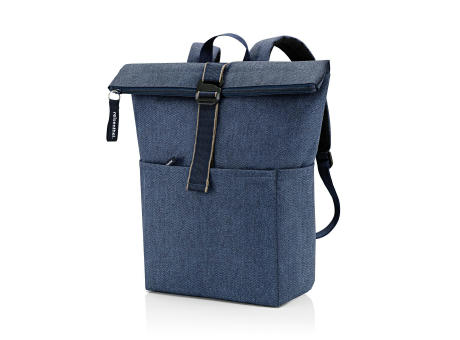 Product image rolltop backpack twist coffee bedrucken