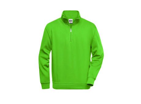 Workwear Half Zip Sweat - Sweatshirt mit Stehkragen und Reißverschluss bedrucken