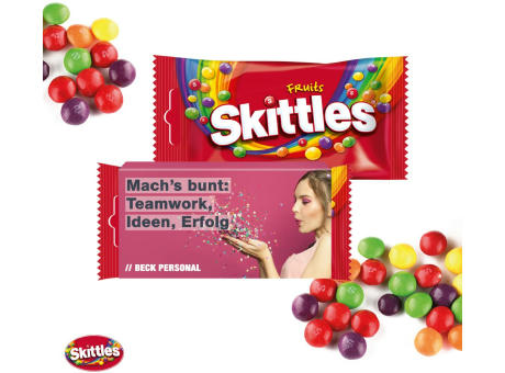 Skittles® im Werbeschuber Werbeartikel