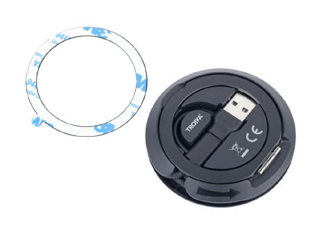 TROIKA Induktives Ladegerät KABELTROMMEL Werbeartikel